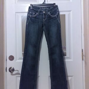 L.A. Idol Dark Blue Boot Cut Jeans